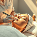 picture of a dermaplaning aesthetic service